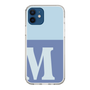 Slim Protection Case［ Original - initial two tone - M blue ］