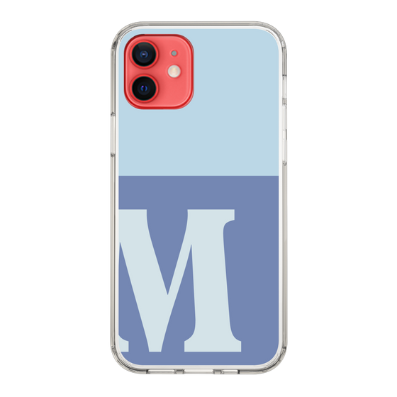 Slim Protection Case［ Original - initial two tone - M blue ］