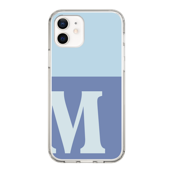 Slim Protection Case［ Original - initial two tone - M blue ］