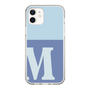Slim Protection Case［ Original - initial two tone - M blue ］