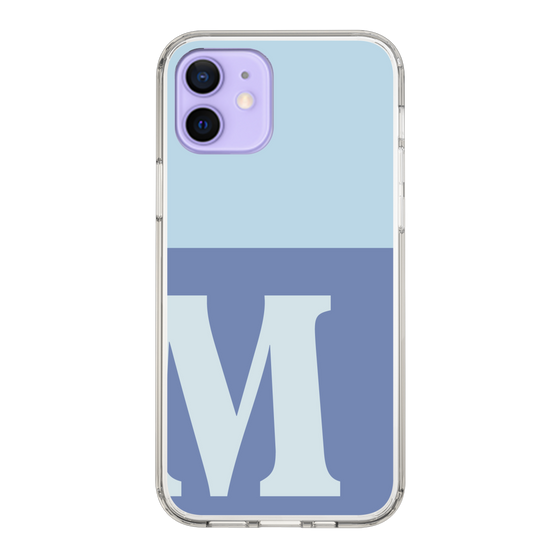 Slim Protection Case［ Original - initial two tone - M blue ］