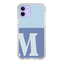 Slim Protection Case［ Original - initial two tone - M blue ］