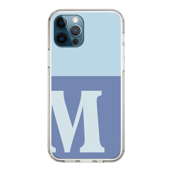 Slim Protection Case［ Original - initial two tone - M blue ］