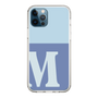 Slim Protection Case［ Original - initial two tone - M blue ］