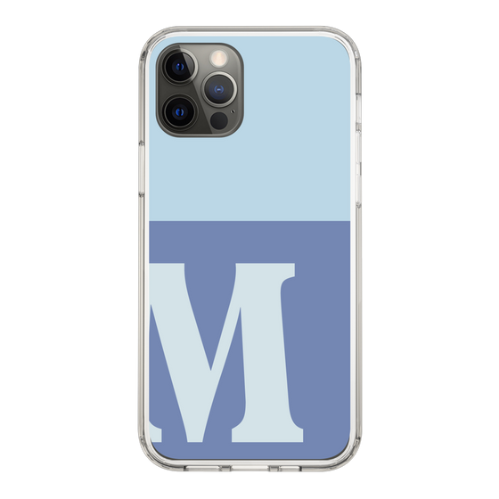 Slim Protection Case［ Original - initial two tone - M blue ］
