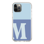 Slim Protection Case［ Original - initial two tone - M blue ］