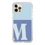 Slim Protection Case［ Original - initial two tone - M blue ］