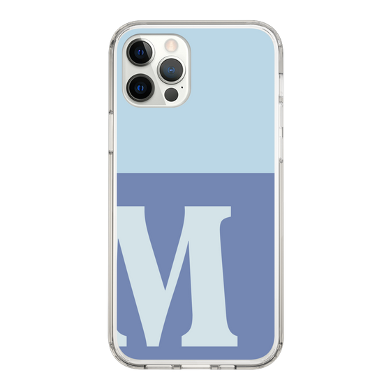 Slim Protection Case［ Original - initial two tone - M blue ］