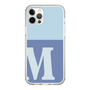Slim Protection Case［ Original - initial two tone - M blue ］