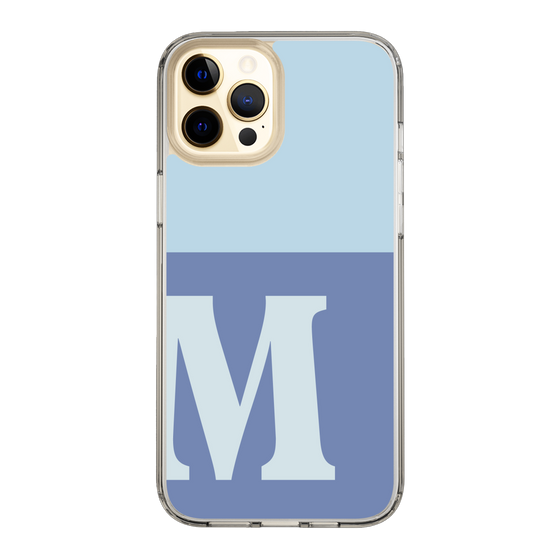 Slim Protection Case［ Original - initial two tone - M blue ］