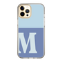 Slim Protection Case［ Original - initial two tone - M blue ］