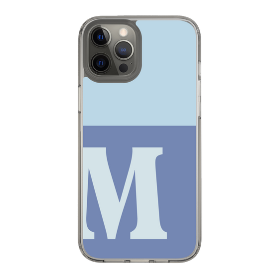 Slim Protection Case［ Original - initial two tone - M blue ］