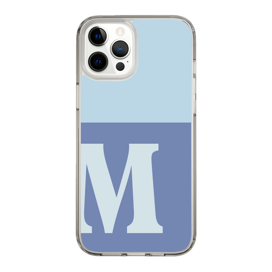 Slim Protection Case［ Original - initial two tone - M blue ］