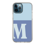 Slim Protection Case［ Original - initial two tone - M blue ］