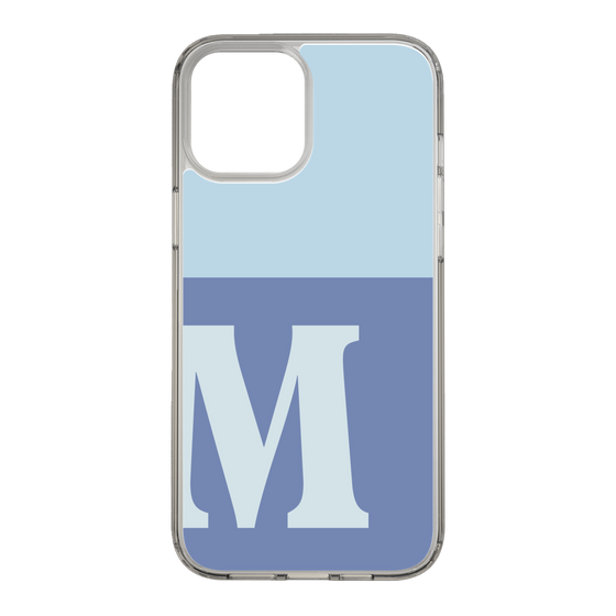 Slim Protection Case［ Original - initial two tone - M blue ］