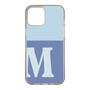 Slim Protection Case［ Original - initial two tone - M blue ］
