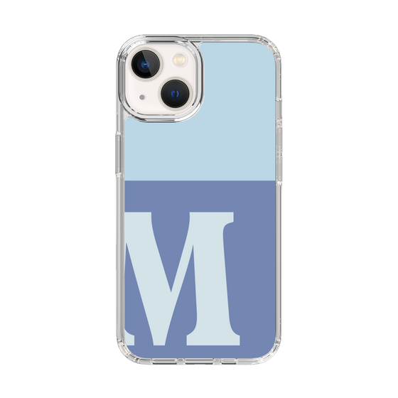 Slim Protection Case［ Original - initial two tone - M blue ］