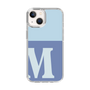 Slim Protection Case［ Original - initial two tone - M blue ］