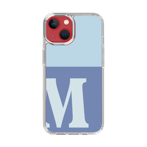 Slim Protection Case［ Original - initial two tone - M blue ］