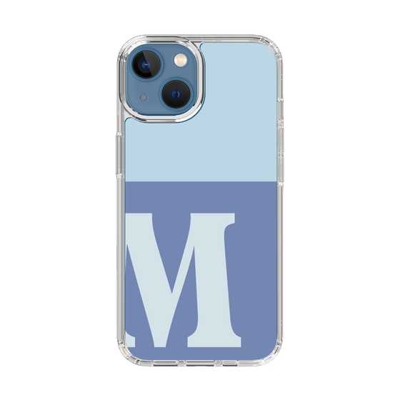 Slim Protection Case［ Original - initial two tone - M blue ］