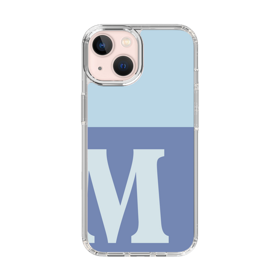 Slim Protection Case［ Original - initial two tone - M blue ］