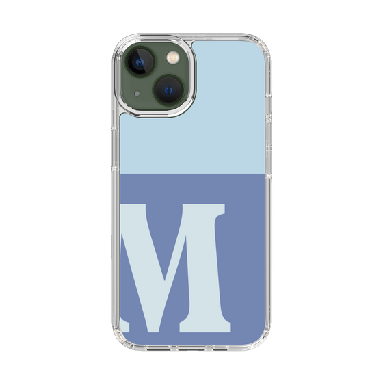Slim Protection Case［ Original - initial two tone - M blue ］
