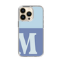 Slim Protection Case［ Original - initial two tone - M blue ］