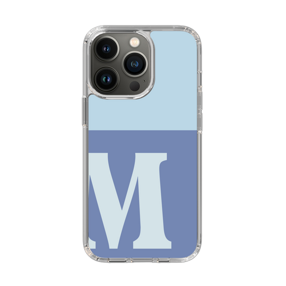 Slim Protection Case［ Original - initial two tone - M blue ］