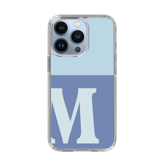 Slim Protection Case［ Original - initial two tone - M blue ］