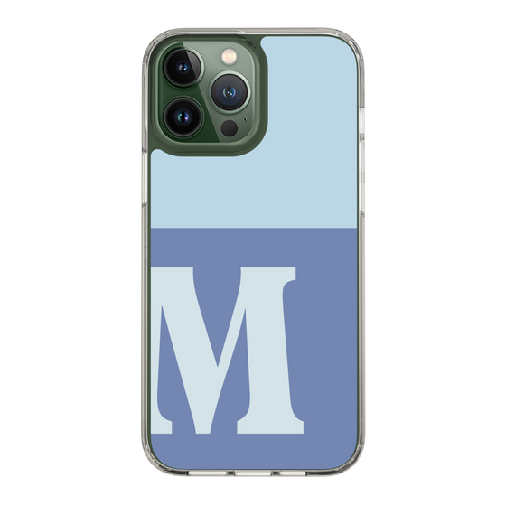 Slim Protection Case［ Original - initial two tone - M blue ］
