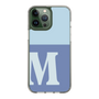 Slim Protection Case［ Original - initial two tone - M blue ］