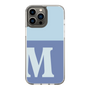 Slim Protection Case［ Original - initial two tone - M blue ］