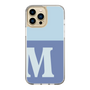 Slim Protection Case［ Original - initial two tone - M blue ］