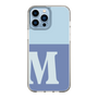 Slim Protection Case［ Original - initial two tone - M blue ］