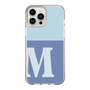 Slim Protection Case［ Original - initial two tone - M blue ］
