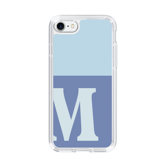 Slim Protection Case［ Original - initial two tone - M blue ］