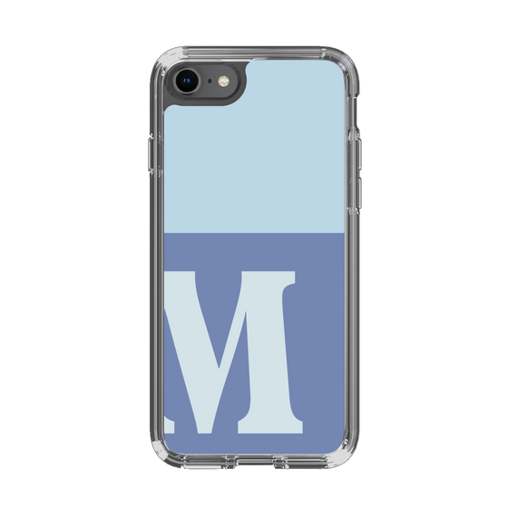 Slim Protection Case［ Original - initial two tone - M blue ］