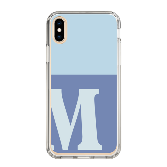 Slim Protection Case［ Original - initial two tone - M blue ］