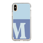 Slim Protection Case［ Original - initial two tone - M blue ］