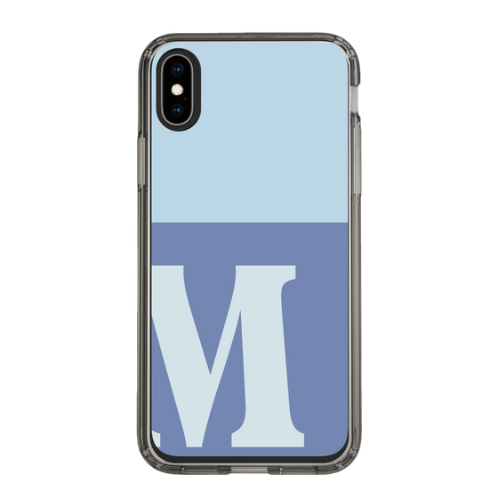 Slim Protection Case［ Original - initial two tone - M blue ］