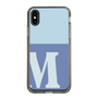 Slim Protection Case［ Original - initial two tone - M blue ］