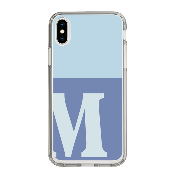Slim Protection Case［ Original - initial two tone - M blue ］