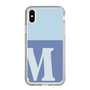 Slim Protection Case［ Original - initial two tone - M blue ］