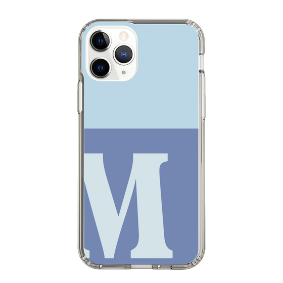 Slim Protection Case［ Original - initial two tone - M blue ］