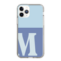 Slim Protection Case［ Original - initial two tone - M blue ］