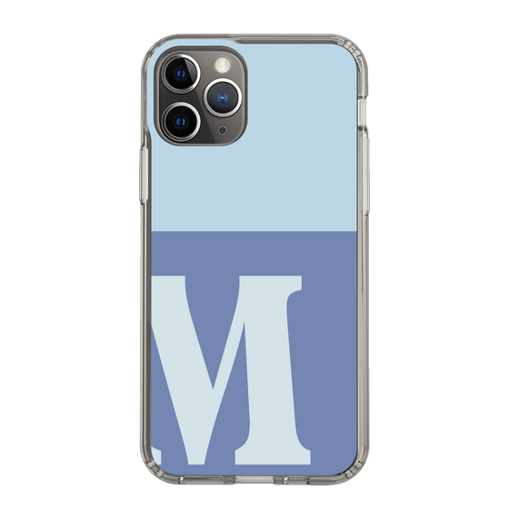 Slim Protection Case［ Original - initial two tone - M blue ］