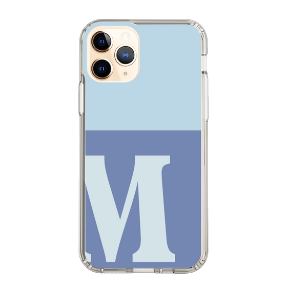 Slim Protection Case［ Original - initial two tone - M blue ］