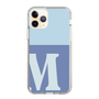 Slim Protection Case［ Original - initial two tone - M blue ］