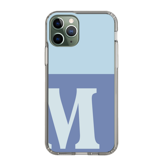 Slim Protection Case［ Original - initial two tone - M blue ］