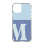 Slim Protection Case［ Original - initial two tone - M blue ］